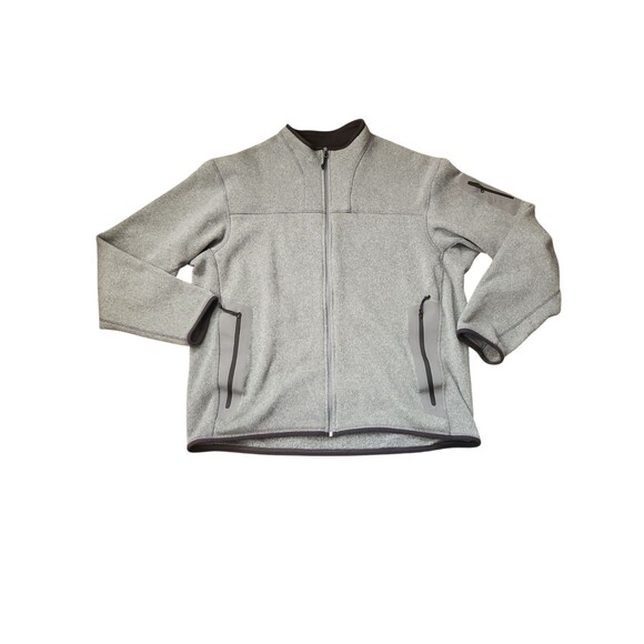 Arc'teryx Men's Covert Polartech Outdoor Fleece Jacket Size XL Gray Full Zip - Picture 1 of 7